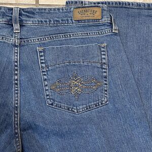 Levi‎ Signature Jeans Womens 12 Modern Bootcut Denim Blue Medium Wash  31x30